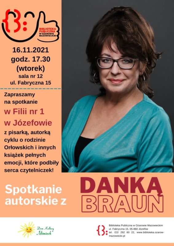 Spotkanie autorskie z Danką Braun